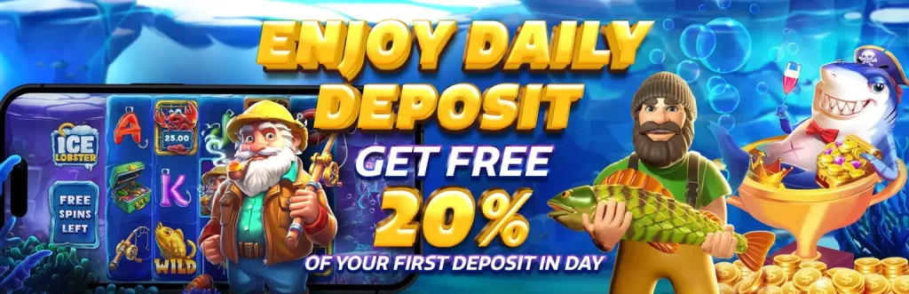 20% Daily Deposit Free